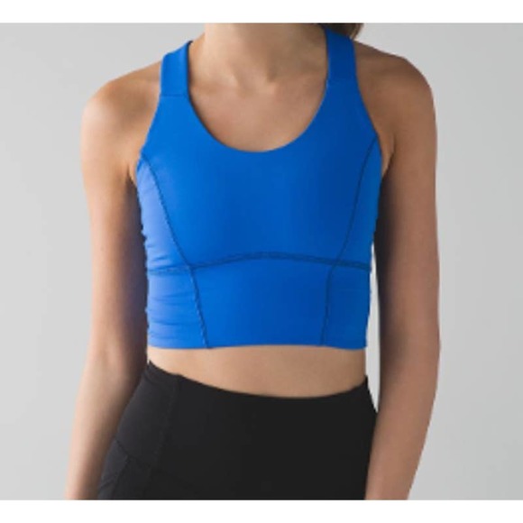 Lululemon Other - Lululemon Beat The Heat Bra Royal blue Sports Bra Size 10